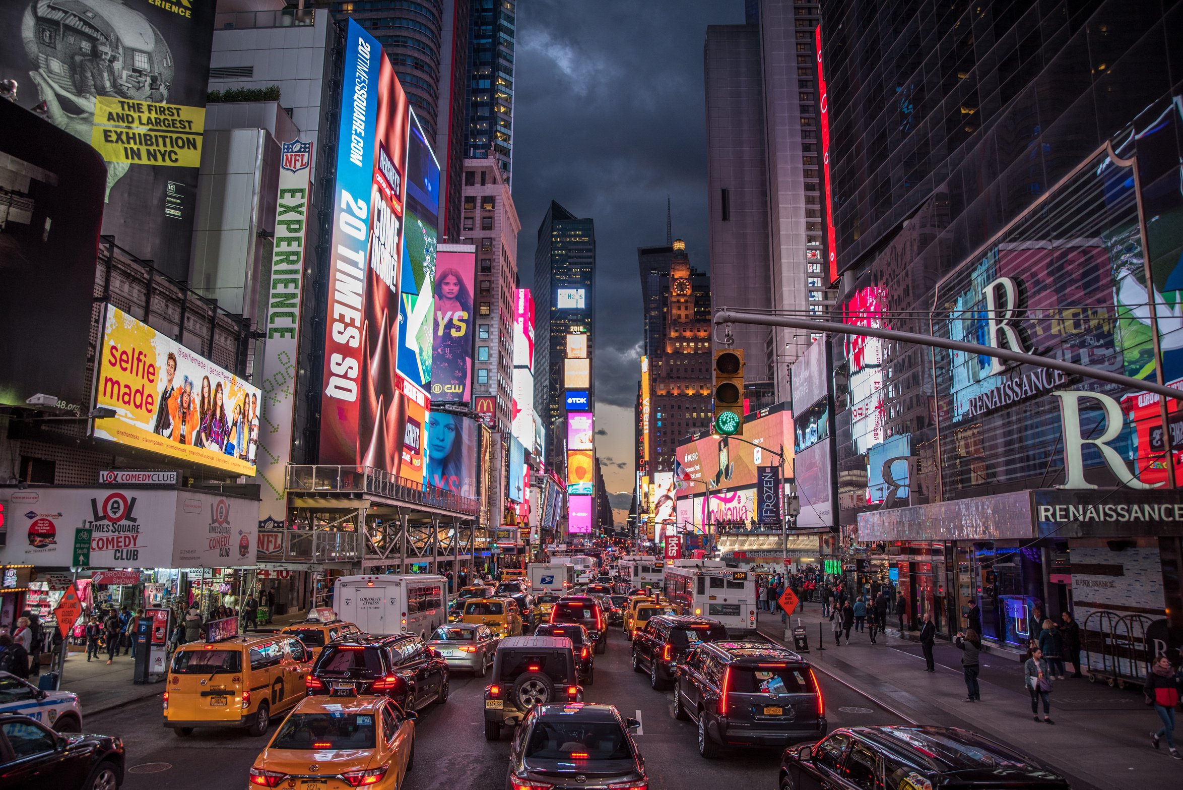 New York Times Square at Night